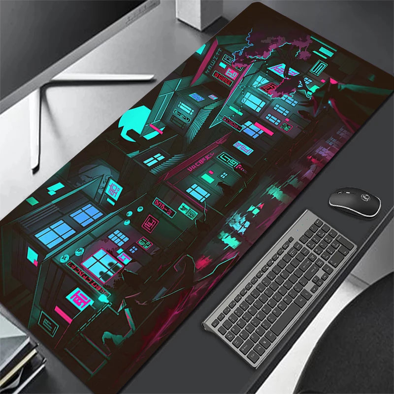 Gaming Mouse Pad, Gamer Large Rubber Locking Edge, Big Computer Mousepad, Laptop Desk Mat