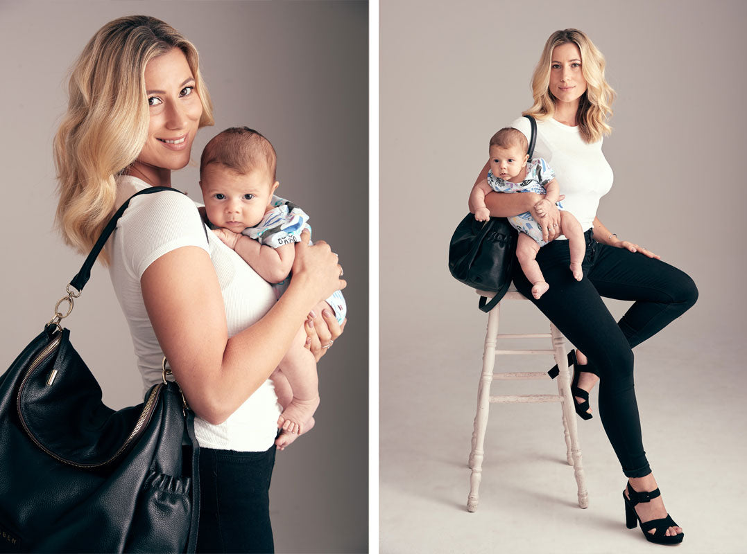 Saben Mothers Day Campaign featuring Amy Fraser and son Ra
