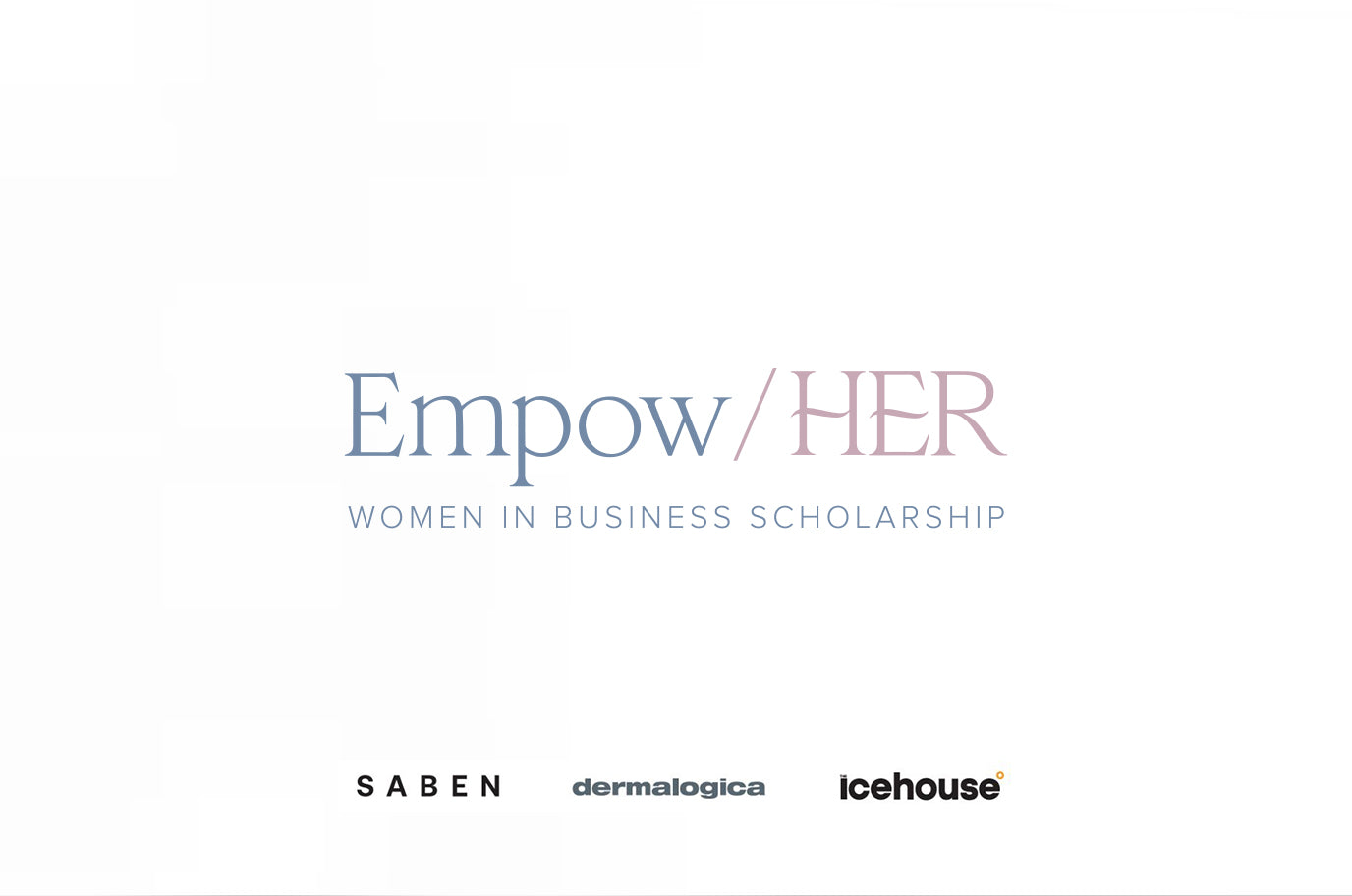 EmpowHER business scholarship logo 