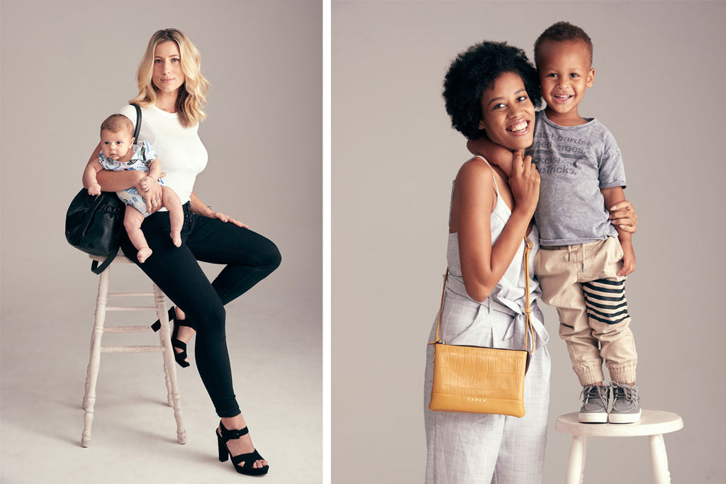 Amy Fraser and Alarice Sturart for Saben Mothers Day Campaign
