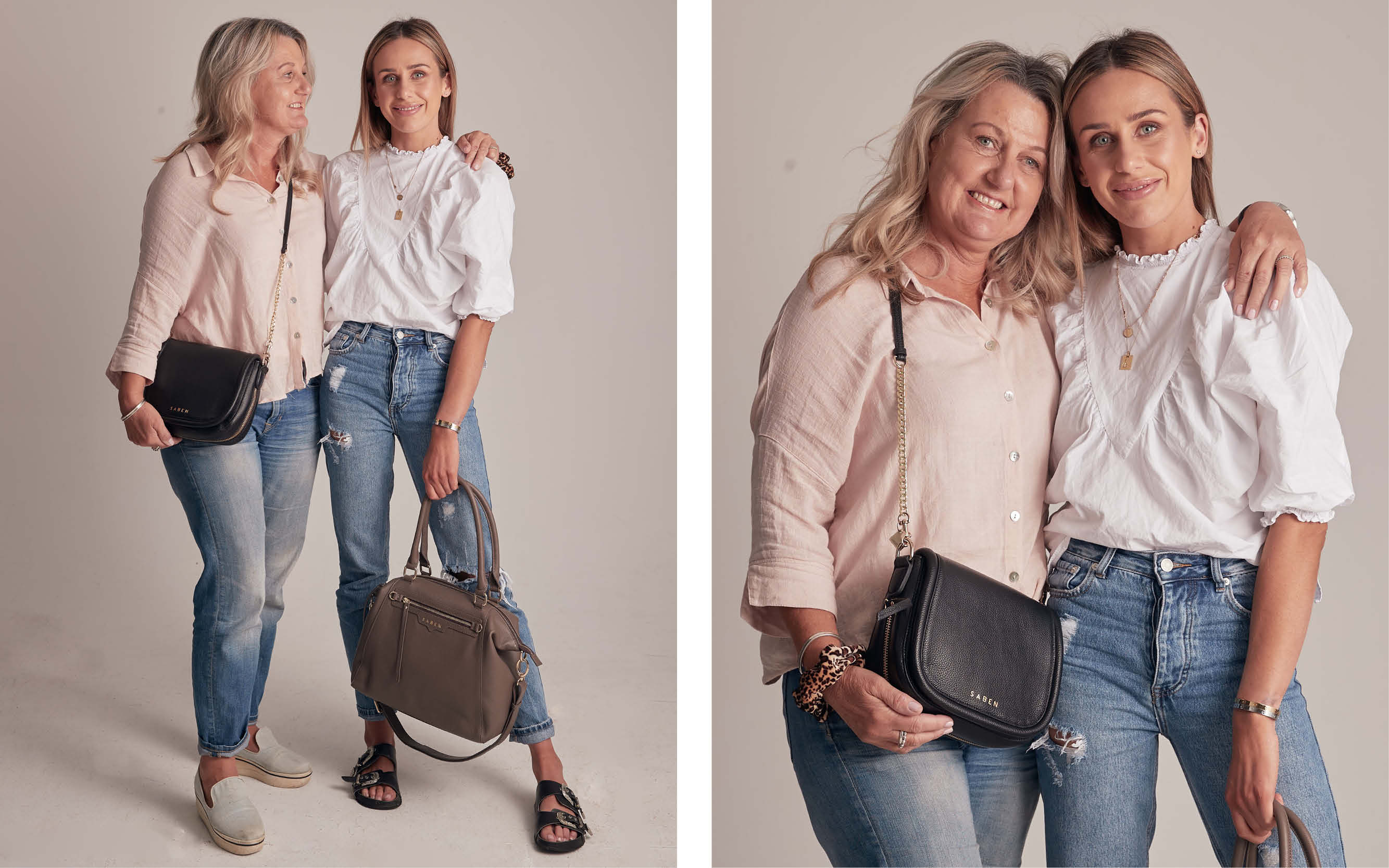 Chritene and Nikki Isemonger for Saben Mothers Day Campaign