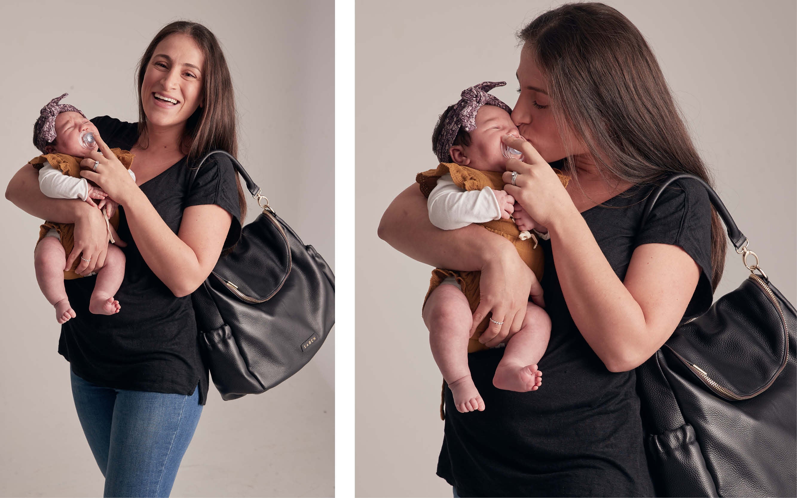 Rona Meadows with baby Mila for Saben MOthers Day Campaign