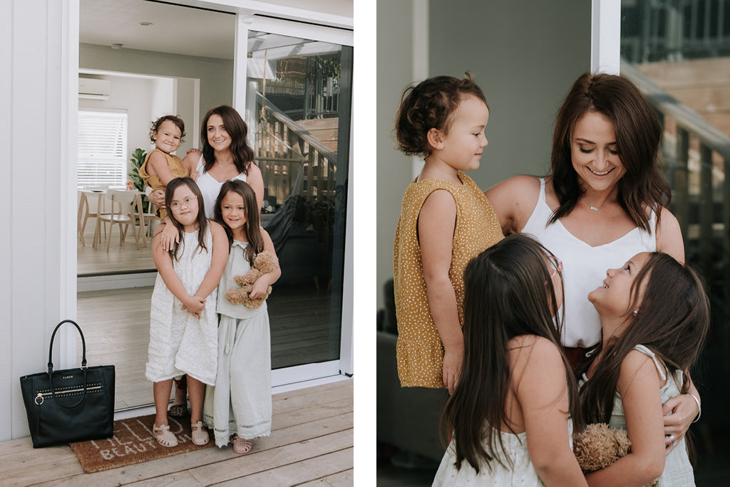 at home with Tamarah Whittaker for Saben Mother's Day series captured by Black Robin Photograhy