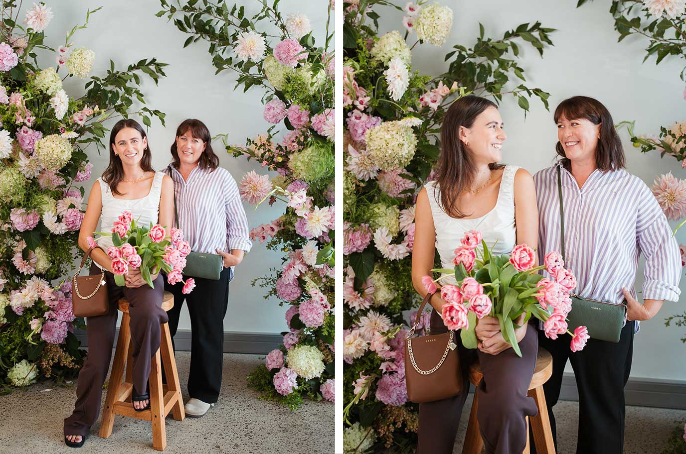 floral centric mother daughter duo Ainsley and Michelle