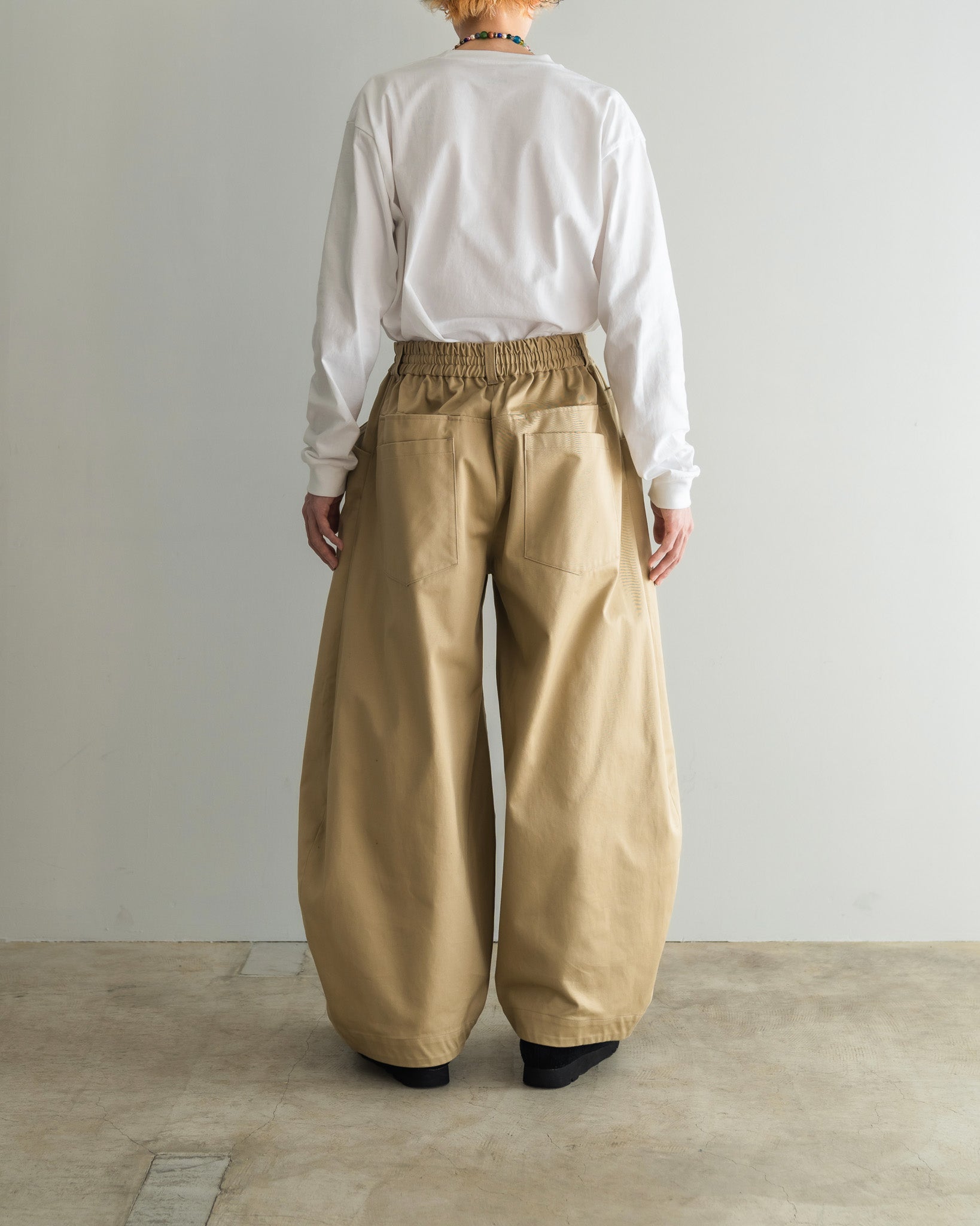 CLESSTE MASSIVE PANTS ベージュ-