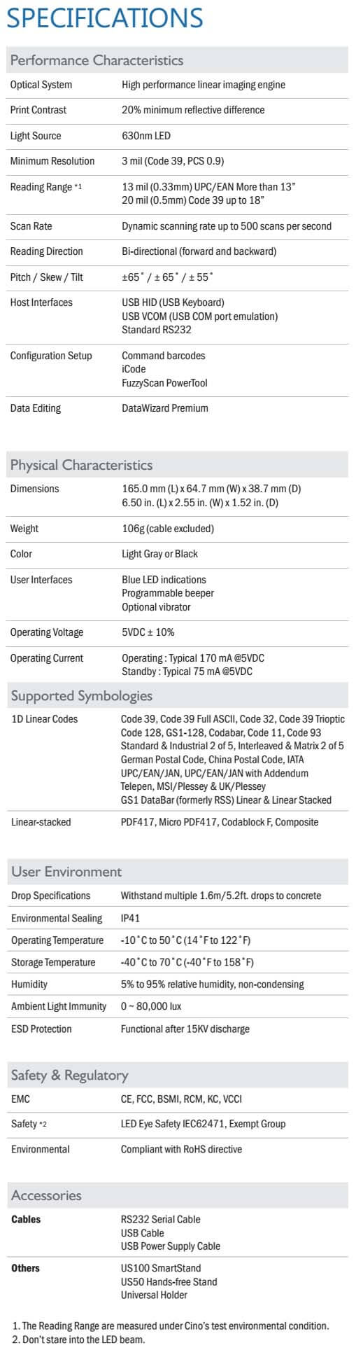 Cino F560 Datasheet