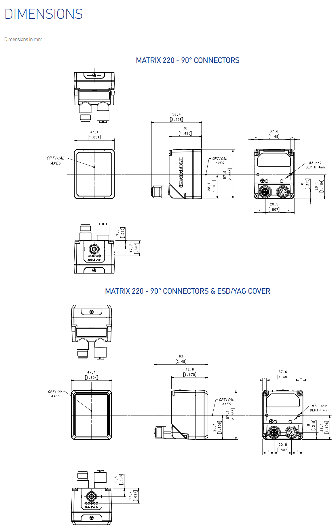 Fiche technique Datalogic Matrix 220 3