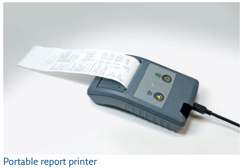 Portable report printer