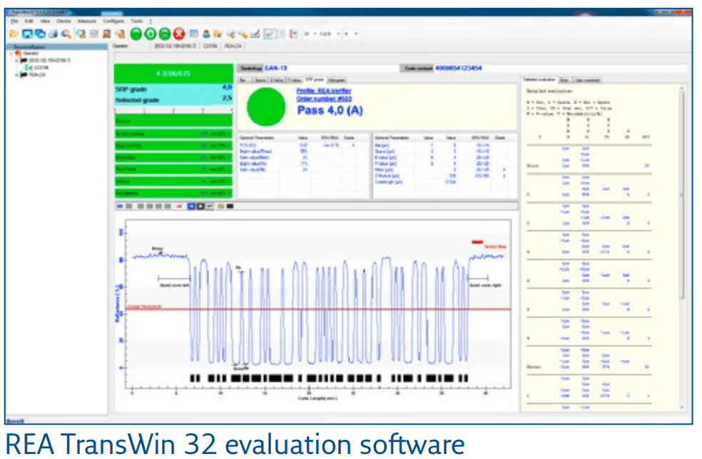 REA TransWin 32 evaluation software