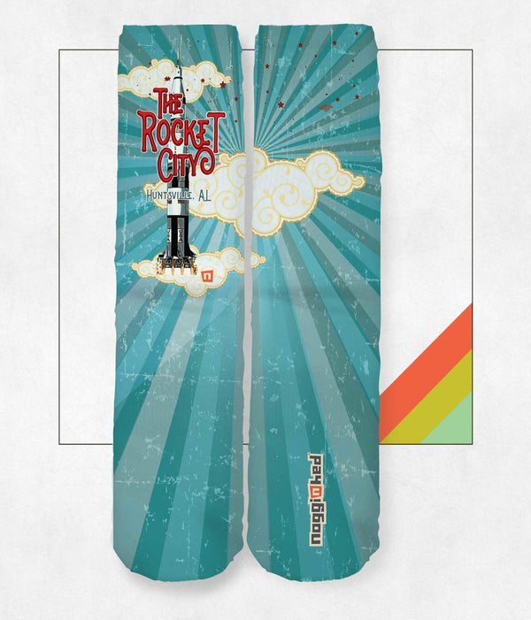 Blast Off Huntsville Knee Socks - Hot Deal