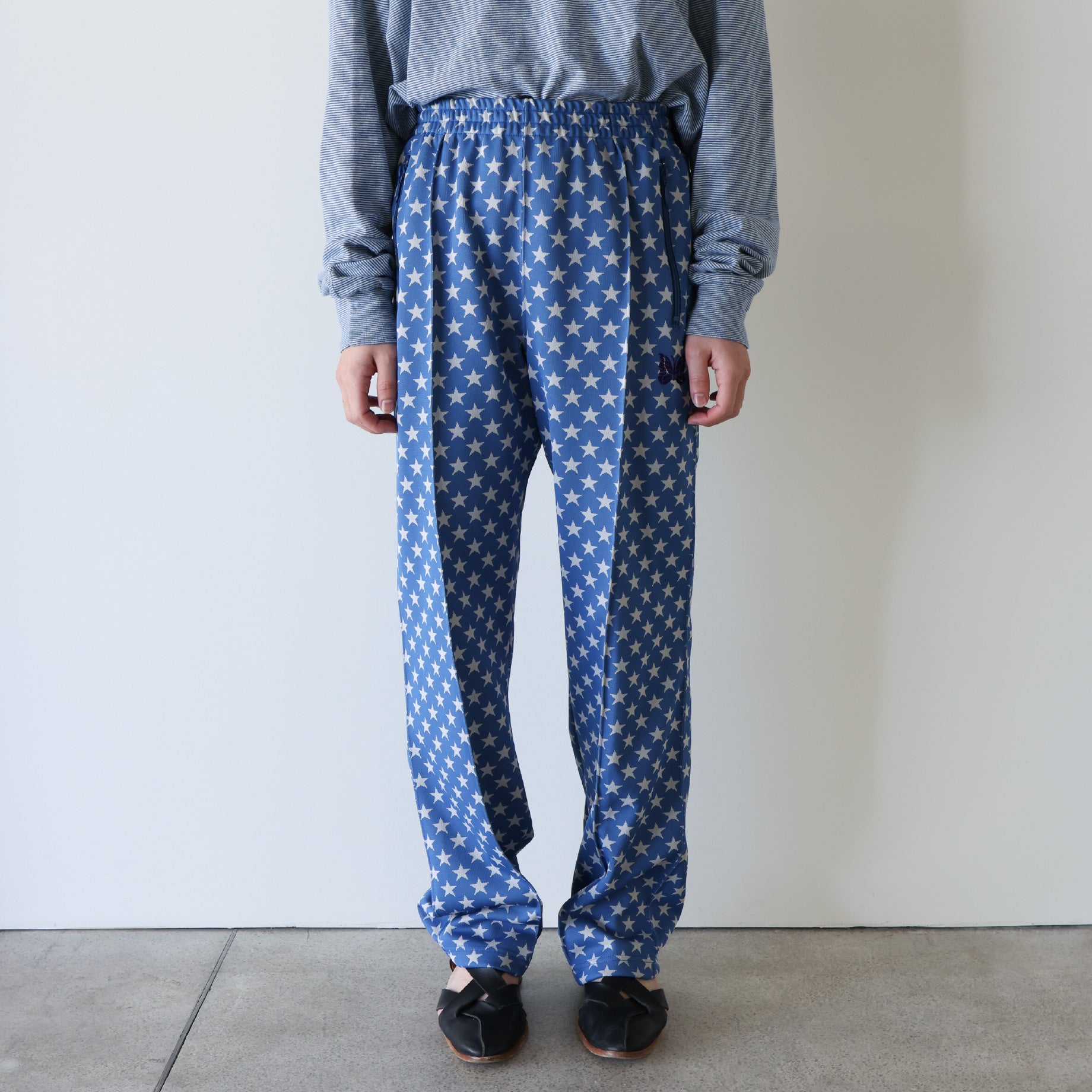 NEEDLES H.D. TRACK PANT POLY JQ. / STAR - サルエルパンツ