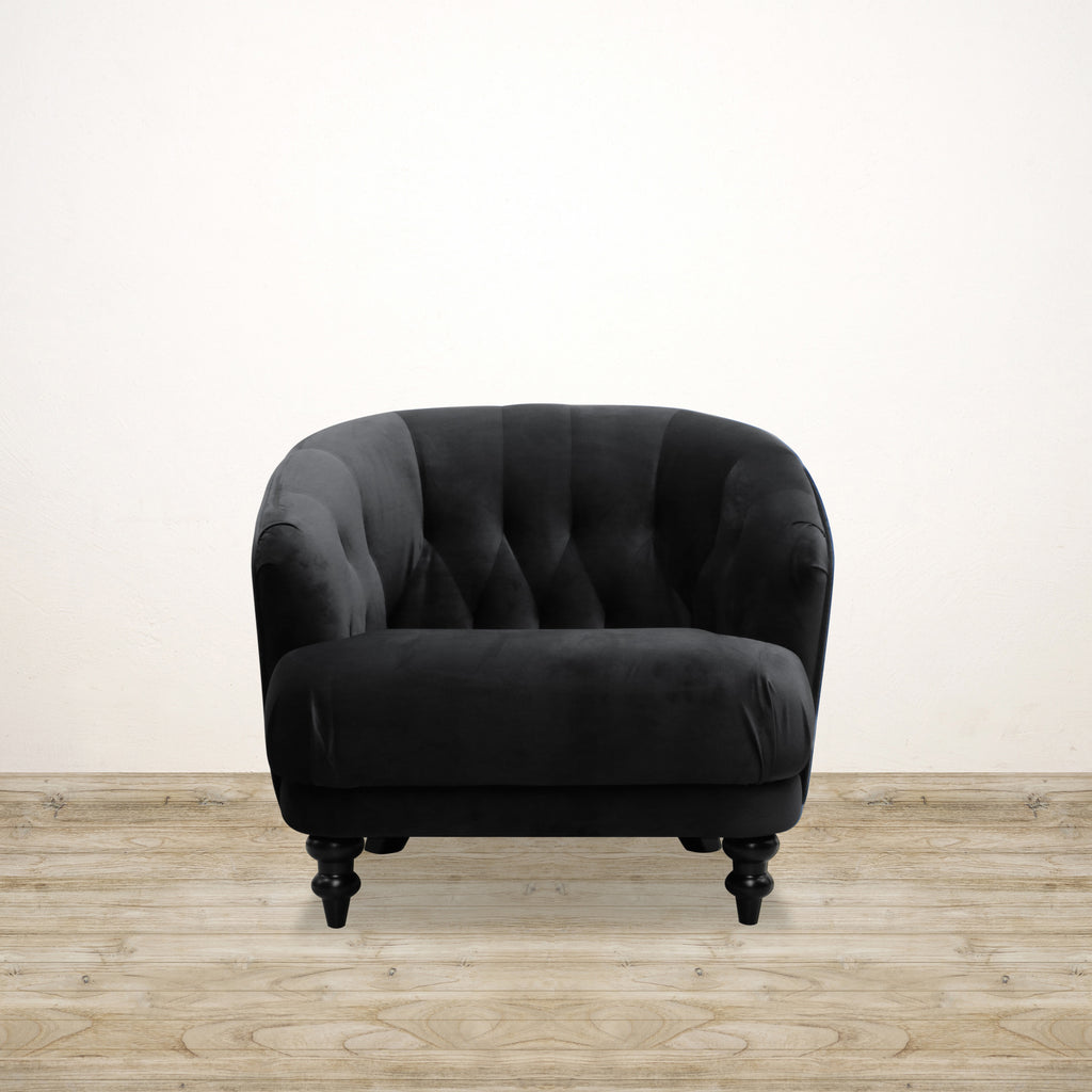 black velvet venezia velvet chair