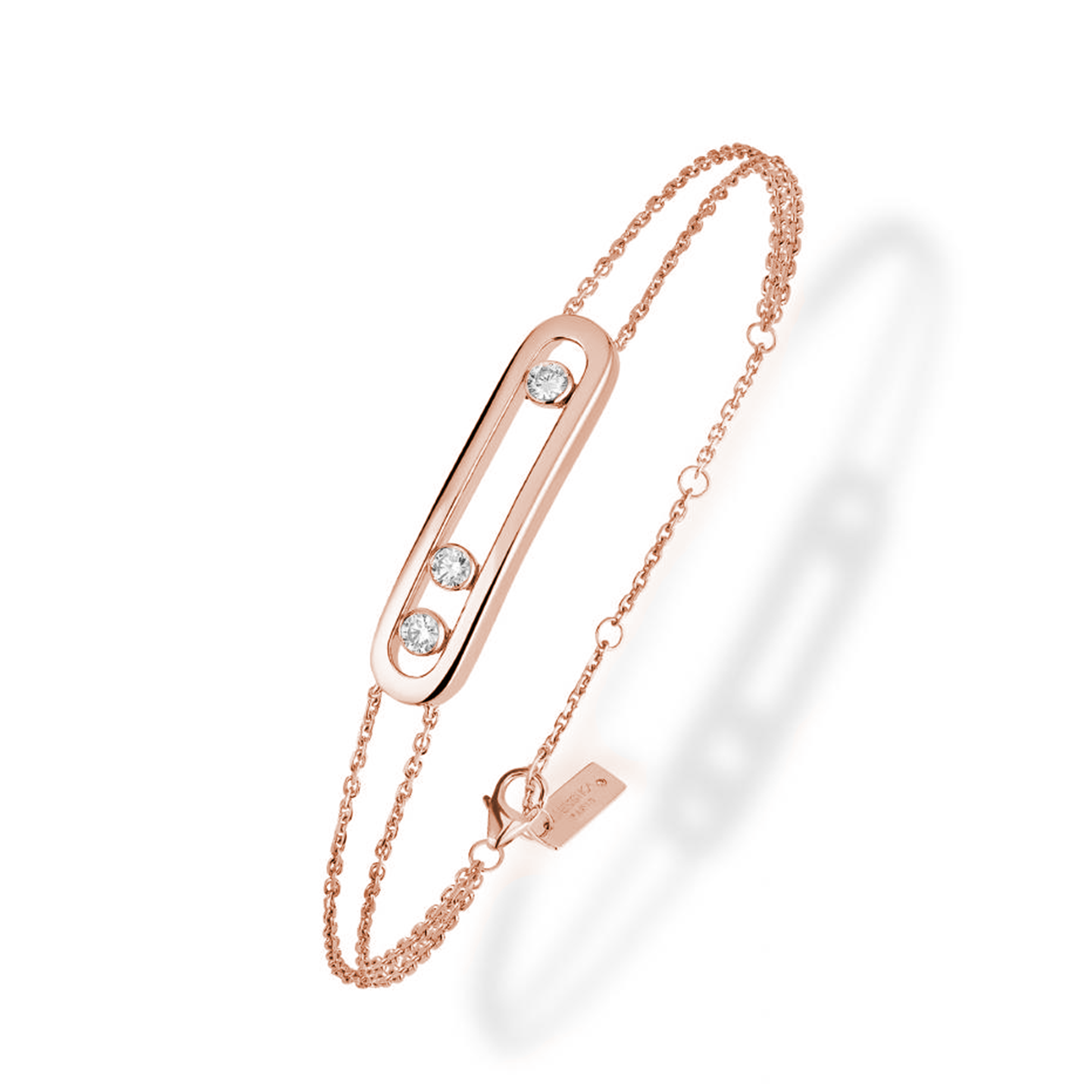 Unica 18ct Rose Gold Chain Bracelet