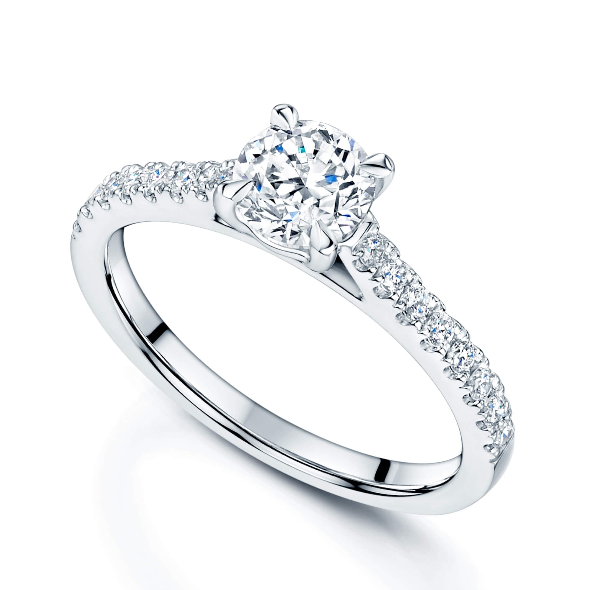 Simply Solitaire Collection Platinum Set Diamond Solitaire