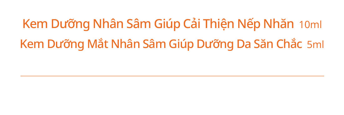 PHIÊN BẢN LỄ HỘI| BỘ QUÀ TẶNG KEM DƯỠNG DA & VÙNG QUANH MẮT NHÂN SÂM GIÚP CẢI THIỆN NẾP NHĂN