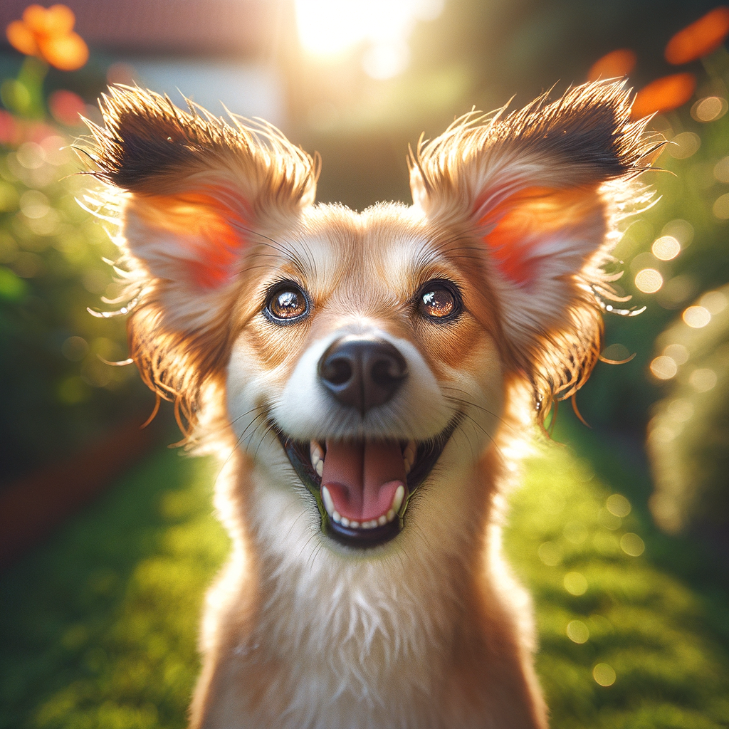 Happy Clean-Eared Dog