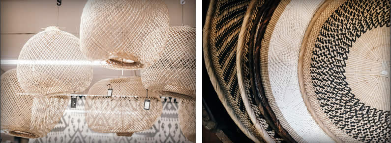 hand woven baskets