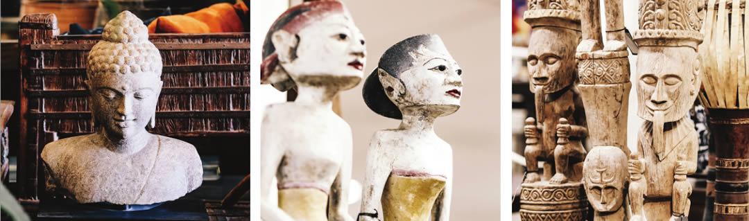 indonesian statues