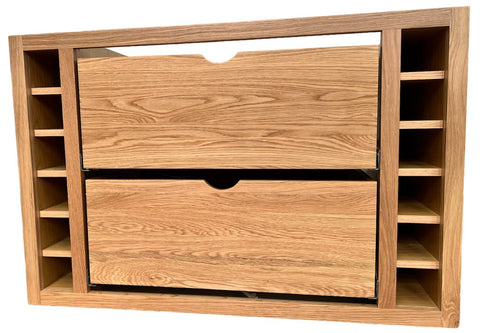 LI 1200 WR - Set of 2 Internal drawers & 2 wine racks for a 1200 larder - Classic Kitchens Direct