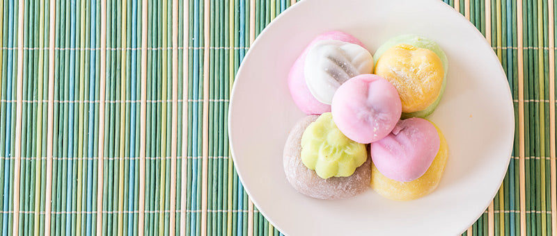 colorful mochi snack