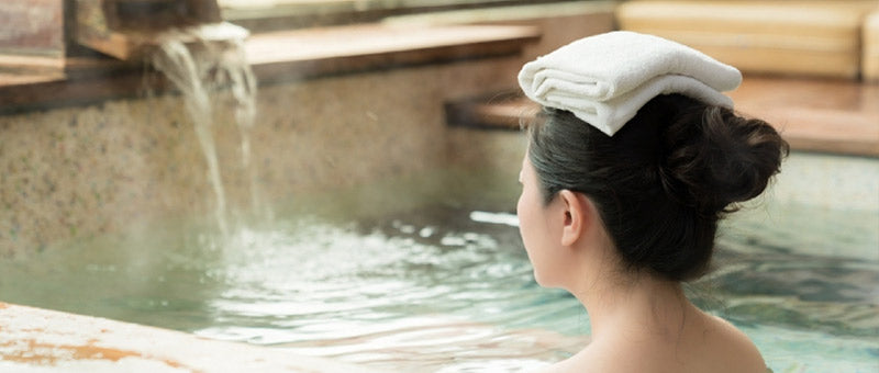 onsen hair hygine