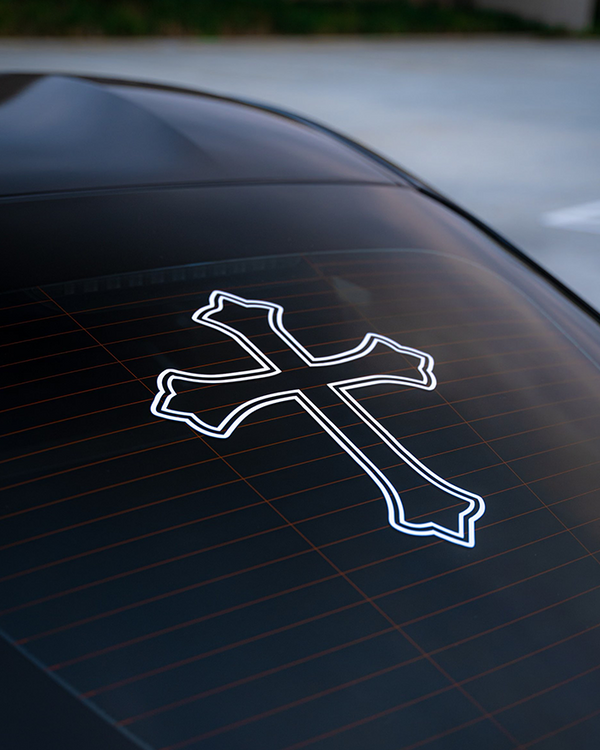 Cross Car Decal