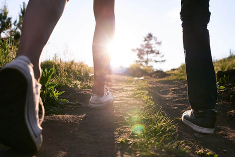 Friends walking