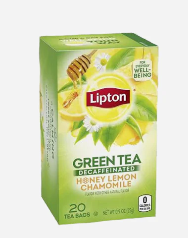 Lipton Green Tea Decaffeinated Honey Lemon Chamomile - Keywest Tea