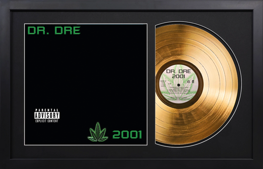 Dr. Dre 2001 Gold LP Record wall art - Gold Record Outlet Album and Disc  Collectible Memorabilia