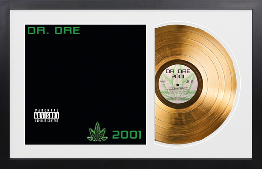 Dr. Dre 2001 Gold LP Record wall art - Gold Record Outlet Album and Disc  Collectible Memorabilia