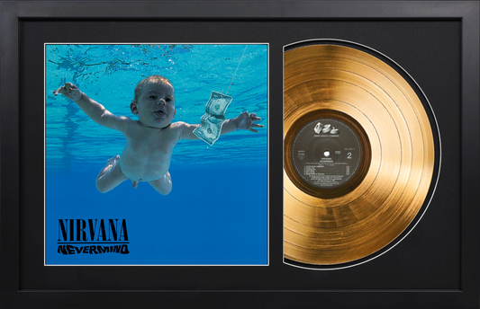 Nirvana In Utero  Exclusive 14K Gold Plated Limited Edition Vinyl - Gold  Records USA