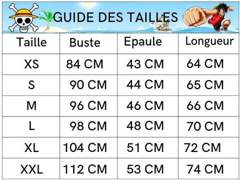 Guide des tailles