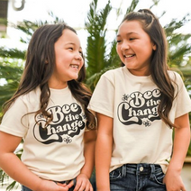Bee the Change Shirt - Kids Nav Image 1
