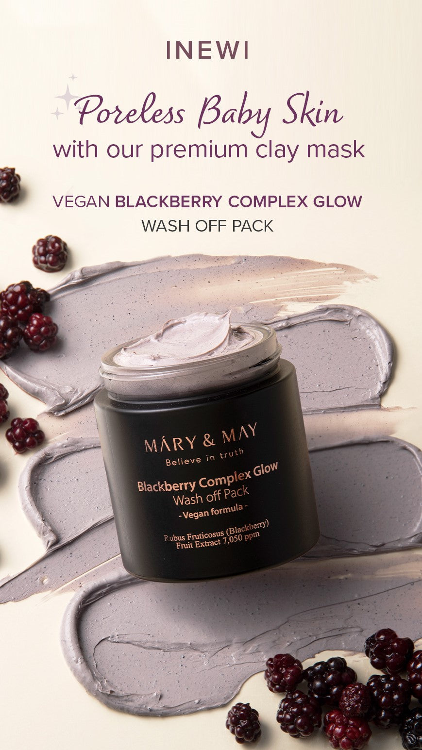 Pamphlet image of Blackberry Complex Glow Wash Off Pack (2)