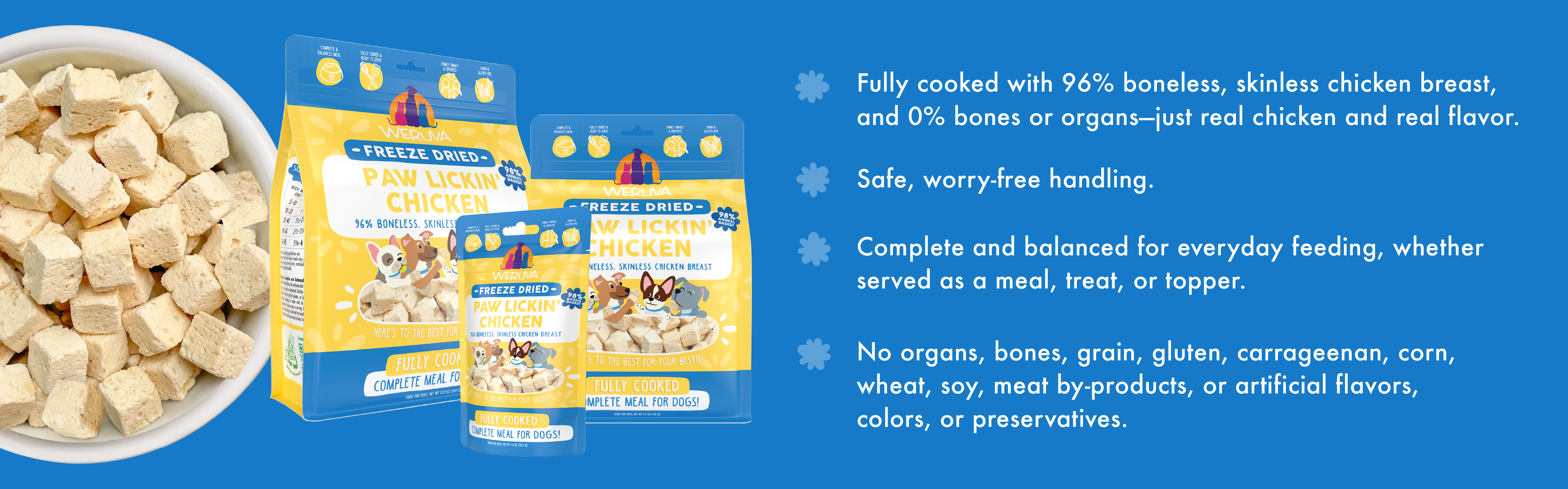 Paw Lickin' Chicken Freeze Dried Dog Food
