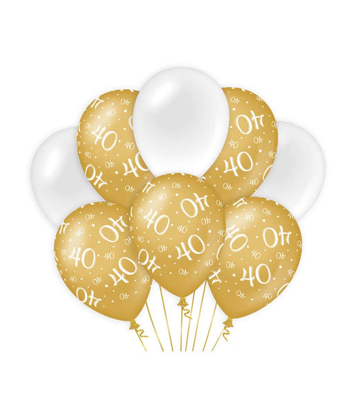 Impasse impliceren schreeuw Ballonnen goud/wit - Happy Birthday (8st.) — De Goudse Feestwinkel