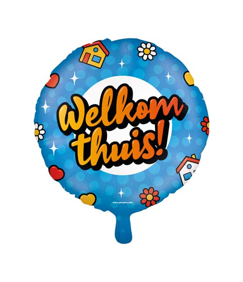 Vertrouwen tanker scheerapparaat Folieballon welkom thuis cartoon — De Goudse Feestwinkel