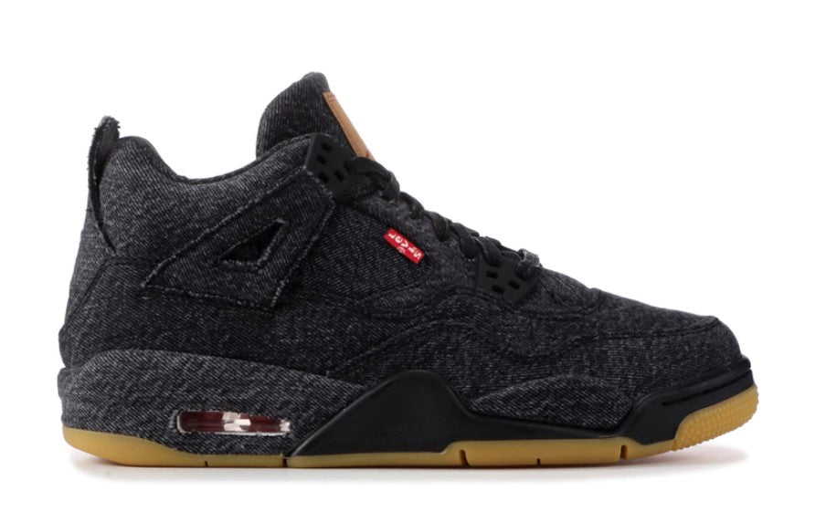 Air Jordan 4 Retro Levi's NRG 'Black Denim' (Levi's Tag) (GS)