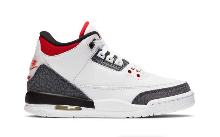 Air Jordan 3 Retro SE-T 'Japan Denim Fire Red' (GS)