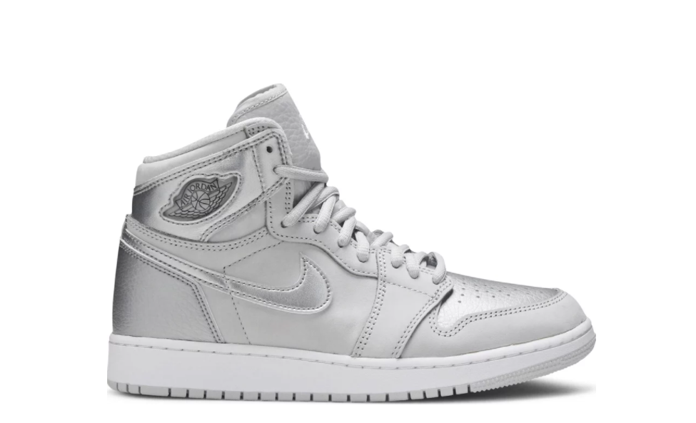 Air Jordan 1 Retro High OG 'Japan Metallic Silver' 2020 (GS)