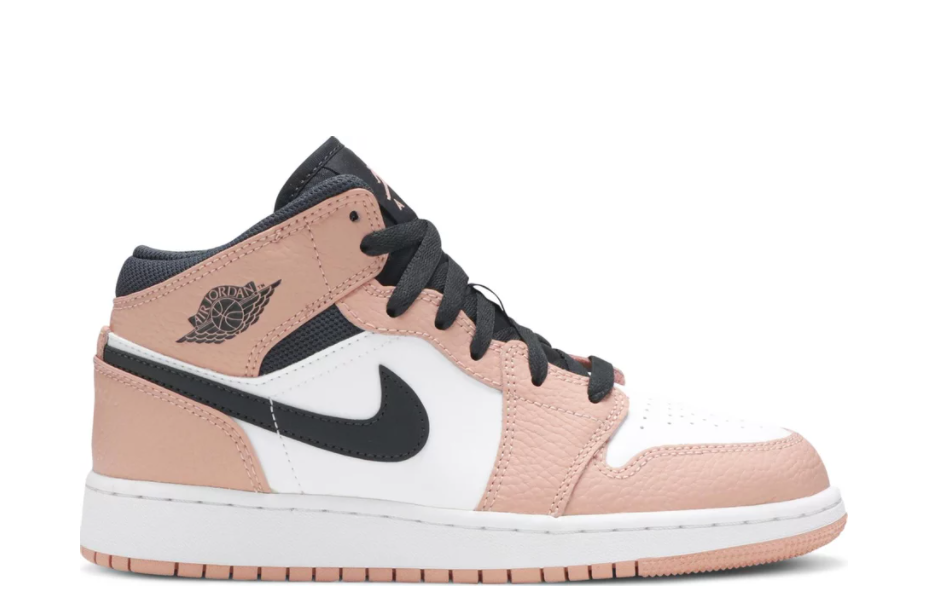 Air Jordan 1 Mid 'Pink Quartz' (GS)