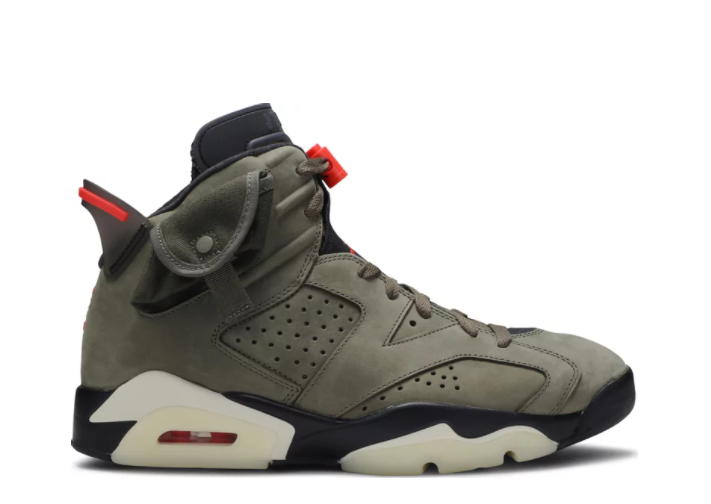 Air Jordan 6 Retro SP x Travis Scott 'Cactus Jack Medium Olive'