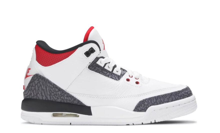 Air Jordan 3 Retro SE 'Denim Fire Red' (GS)