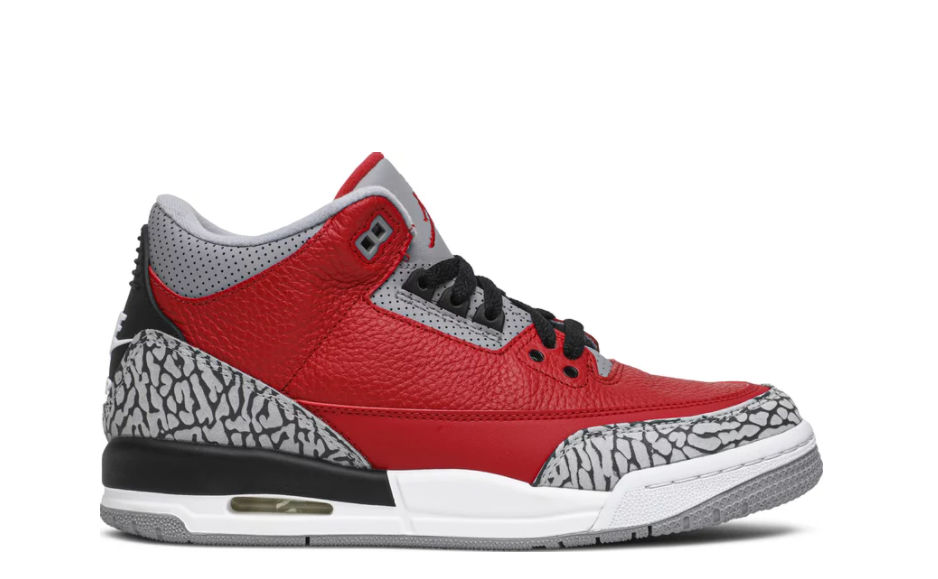 Air Jordan 3 Retro SE 'Red Cement' (Nike Air) (GS)