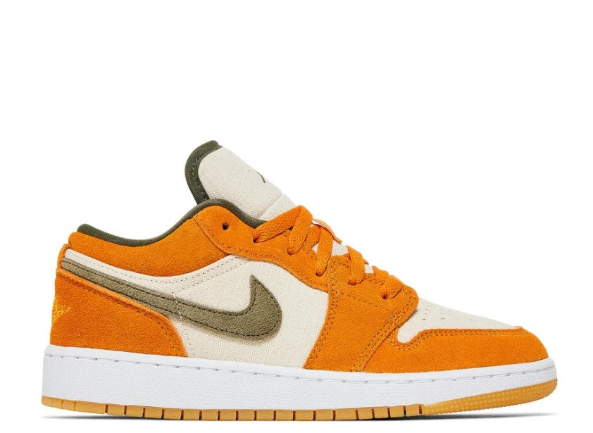 Air Jordan 1 Low SE 'Light Curry' (GS)