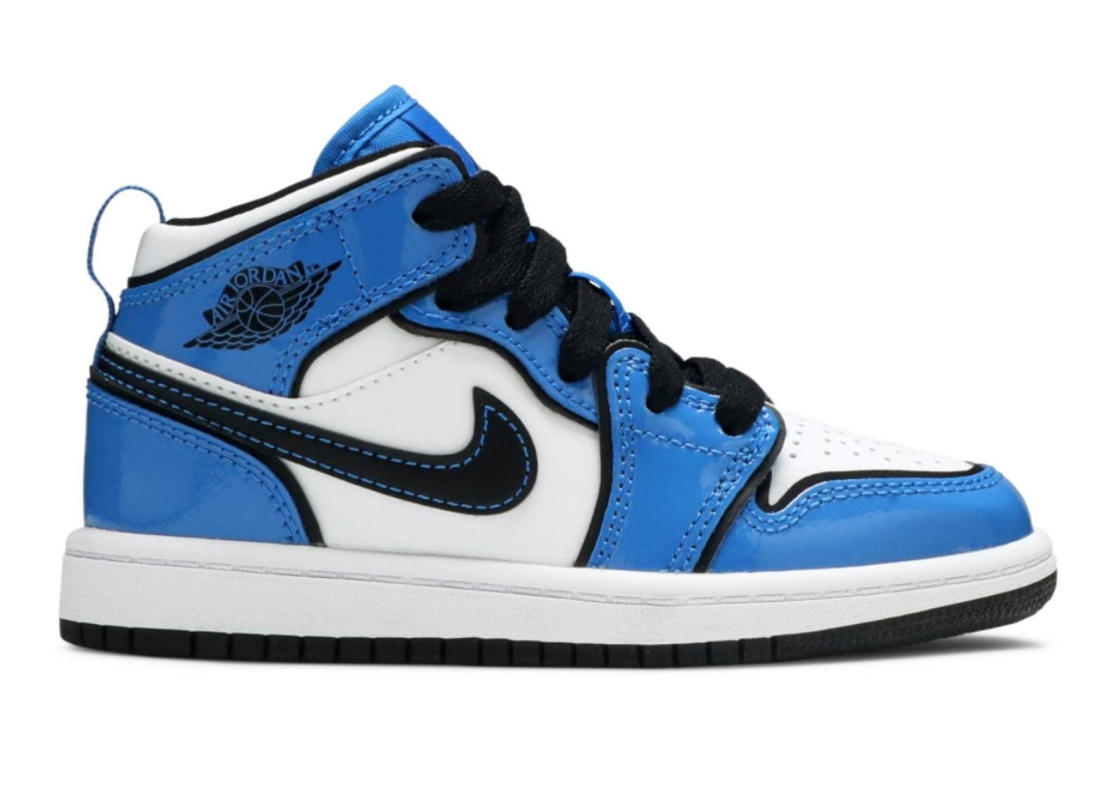 Air Jordan 1 Mid SE 'Signal Blue' (PS)