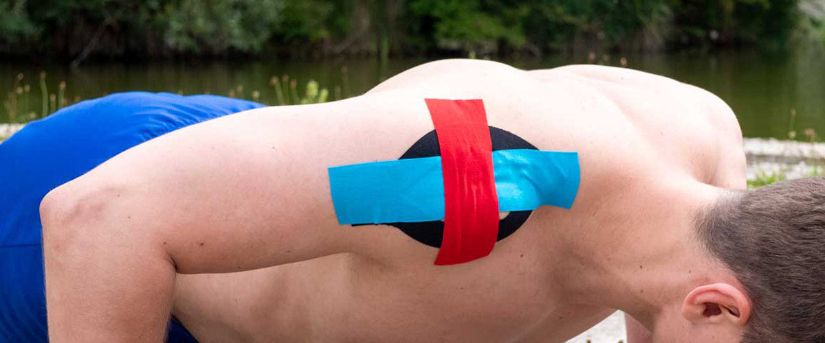How to use kinesiology tape as push-up tape