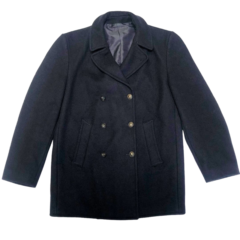 Mixed navy blue coat - second hand