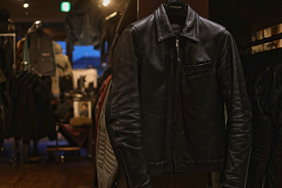 leather shirt jacket