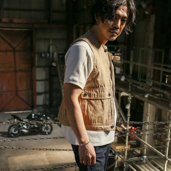 RIDERS WORK VEST / ベージュ – カドヤ公式オンラインショップ